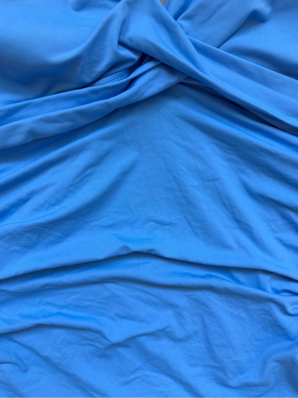 Lauren Ralph Lauren Blue Turquoise Tankini Bathing suit Top size 14 - Picture 3 of 7